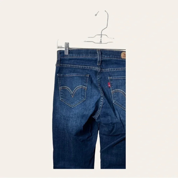 Women’s LEVI’S 529 CURVY BOOTCUT DENIM JEANS‎ SIZE 4M MEDIUM/DARK WASH IN COLOR - Picture 9 of 10